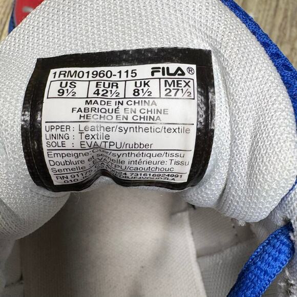 FILA Mens Archive RJV Ahletic Shoes 1RM01960-115 Sz 9.5 - Picture 7 of 8